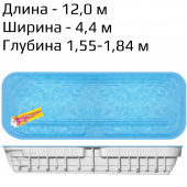 Композитный бассейн Ривьера
