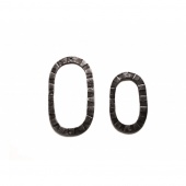 Кованная цифра "0" 15 см