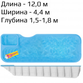 Композитный бассейн Премьер-SPA