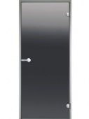 Дверь с алюминиевой коробкой 800/2100 (стекло: серое/бронза/прозрачное)