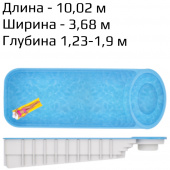 Композитный бассейн Коньяк