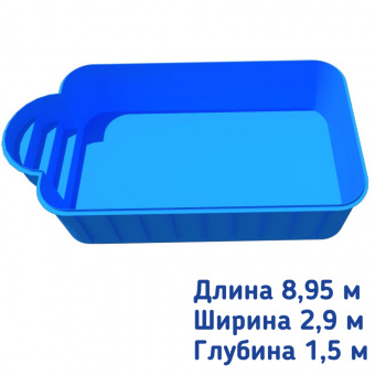 Полипропиленовый бассейн Пескара Classic 1