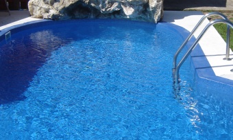 Пленка ПВХ Elbtal Pearl Blue 1,6мм 25x1,65м со светоотражающими элементами (2000777)