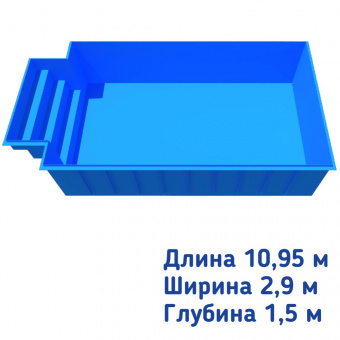 Полипропиленовый бассейн Бари Classic 2