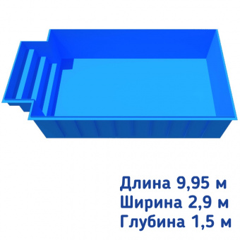 Полипропиленовый бассейн Сан-Ремо Classic 2