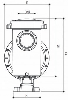 Насос с префильтром 136,6 м3/ч Gemas Flooder Flo 1000T 7,35 кВт 380 В (0111FLO100)
