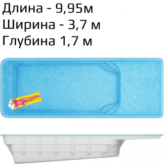 Композитный Бассейн Дижон Атолл