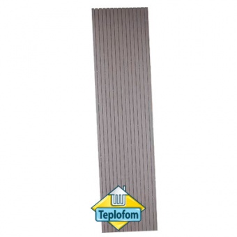 Teplofom+50 XPS, двусторонний слой (2500x600x50 мм) с пропилом (поперечный или продольный)